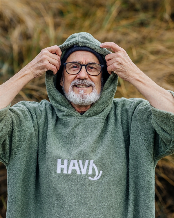 HAVS Poncho Towel - Dusty Green